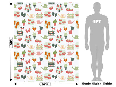 Colorful Crop Gardening Vehicle Wrap Scale~Rwraps Series 914 Colorful Crop Gardening Measurements~1