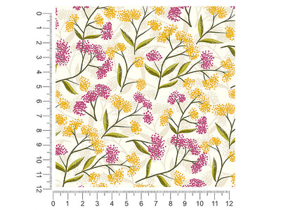 colorful dandelions floral 1ft x 1ft Craft Sheets