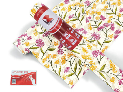 colorful dandelions floral Craft Vinyl Roll