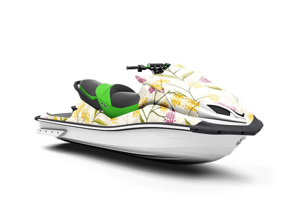 Colorful Dandelions Floral Jet Ski Vinyl Customized Wrap