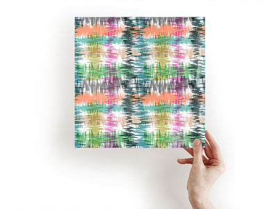 colorful radiowaves abstract geometric Craft Sheets