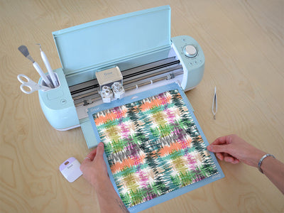colorful radiowaves abstract geometric Cricut Compatible Vinyl