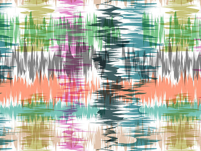 Colorful Radiowaves Abstract Vinyl Wrap Pattern~Rwraps Series 914 Digitally Printed Vinyl Wrap~0