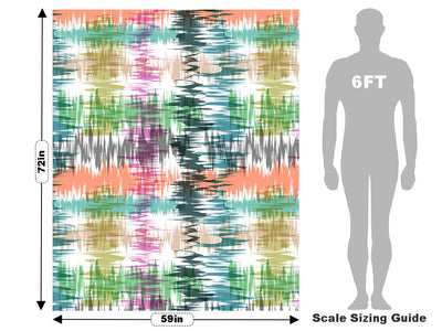 Colorful Radiowaves Abstract Vehicle Wrap Scale~Rwraps Series 914 Colorful Radiowaves Abstract Measurements~1