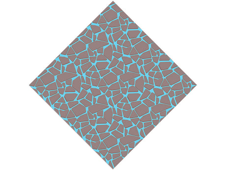 Columbia Blue Cobblestone Vinyl Wrap Pattern