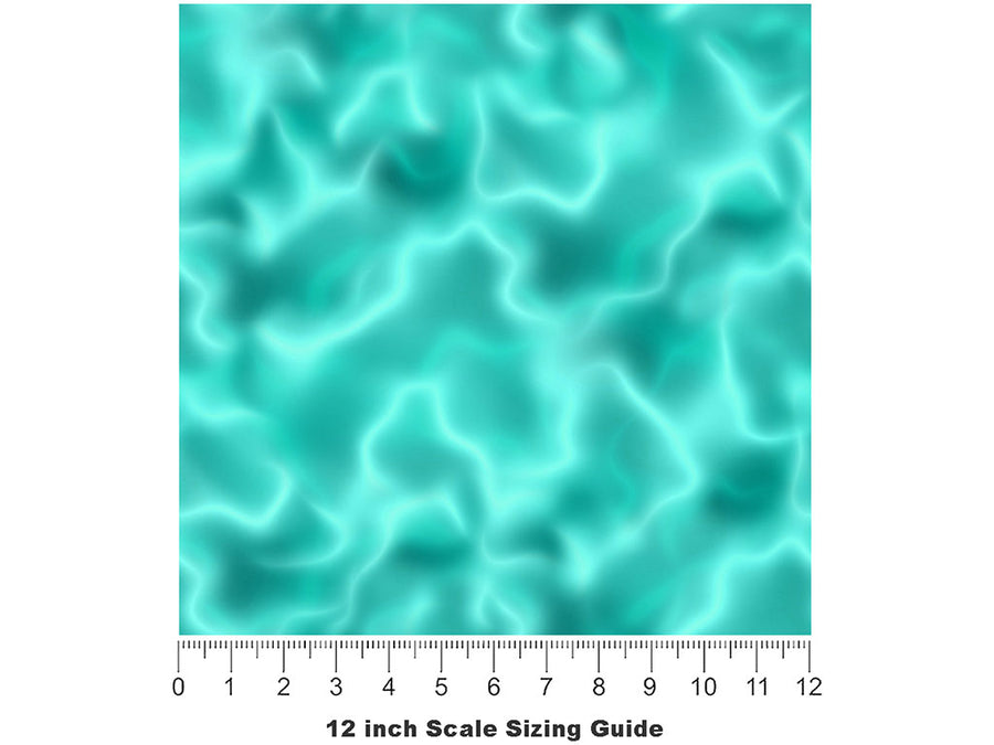 Combing Shorelines Gemstone Vinyl Film Pattern Size 12 inch Scale~Rwraps Combing Shorelines Gemstone Sizing Chart~2