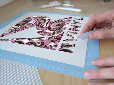 come along abstract geometric Easy Weed Craft Vinyl