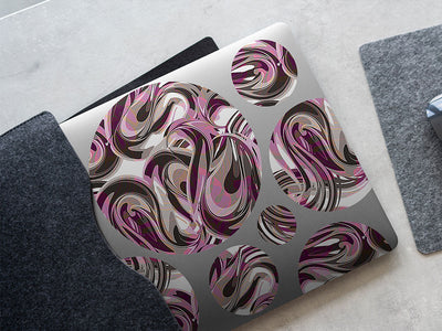 come along abstract geometric DIY Laptop Stickers