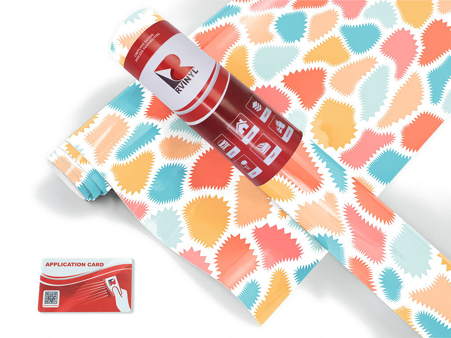 come home abstract geometric Craft Vinyl Roll
