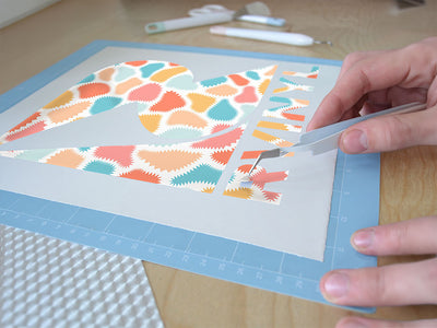 come home abstract geometric Easy Weed Craft Vinyl