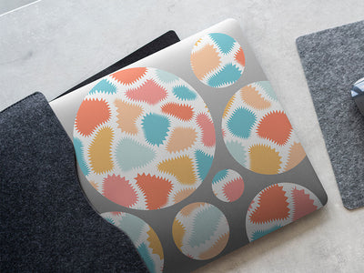 come home abstract geometric DIY Laptop Stickers