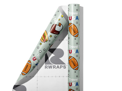 Come Visit Americana Wrap Film Sheets~Rwraps Series 914 Come Visit Americana Scrolled Sheet~4