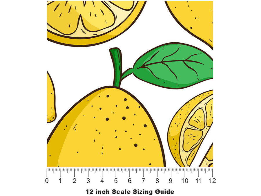 Coming Curd Fruit Vinyl Film Pattern Size 12 inch Scale~Rwraps Coming Curd Fruit Sizing Chart~2