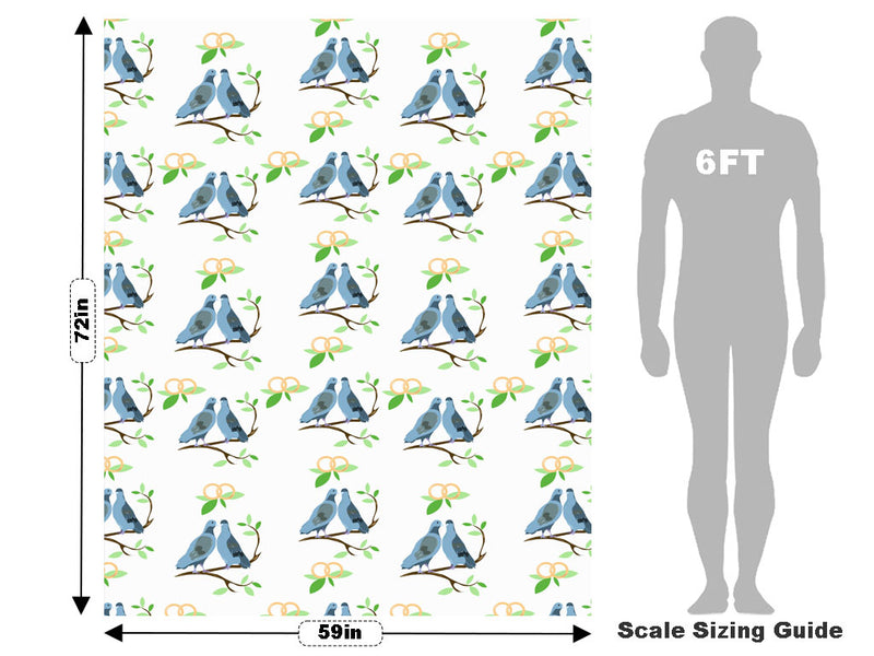 Coming Home Birds Vehicle Wrap Scale~Rwraps Series 914 Coming Home Birds Measurements~1