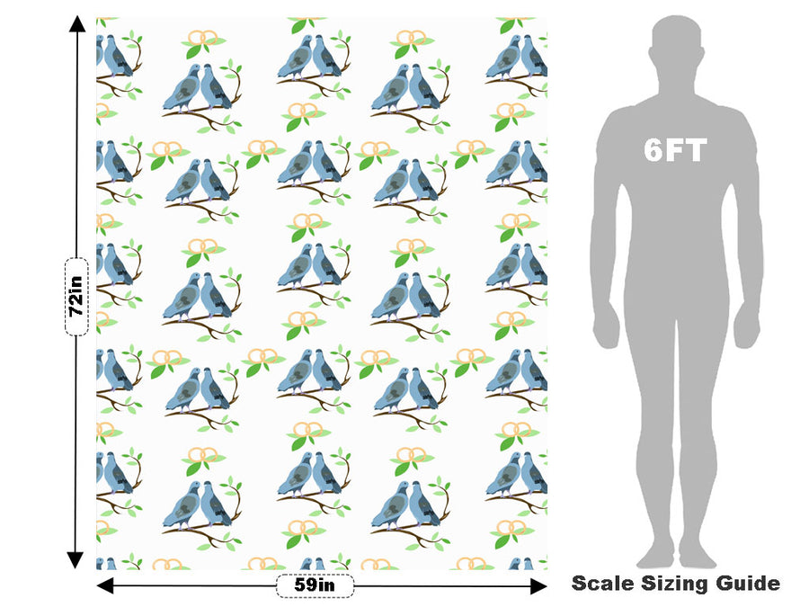 Coming Home Birds Vehicle Wrap Scale~Rwraps Series 914 Coming Home Birds Measurements~1