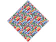 Commuting Downtown Cityscape Vinyl Wrap Pattern