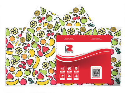 company-wide mixer fruit Craft Vinyl Sheet Pack
