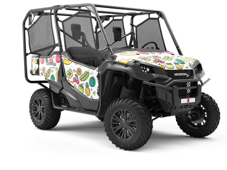Company-Wide Mixer Fruit Utility Vehicle Vinyl Wrap