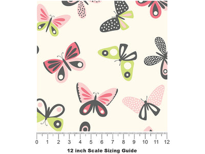 Complementary Contrast Bug Vinyl Film Pattern Size 12 inch Scale~Rwraps Complementary Contrast Bug Sizing Chart~2