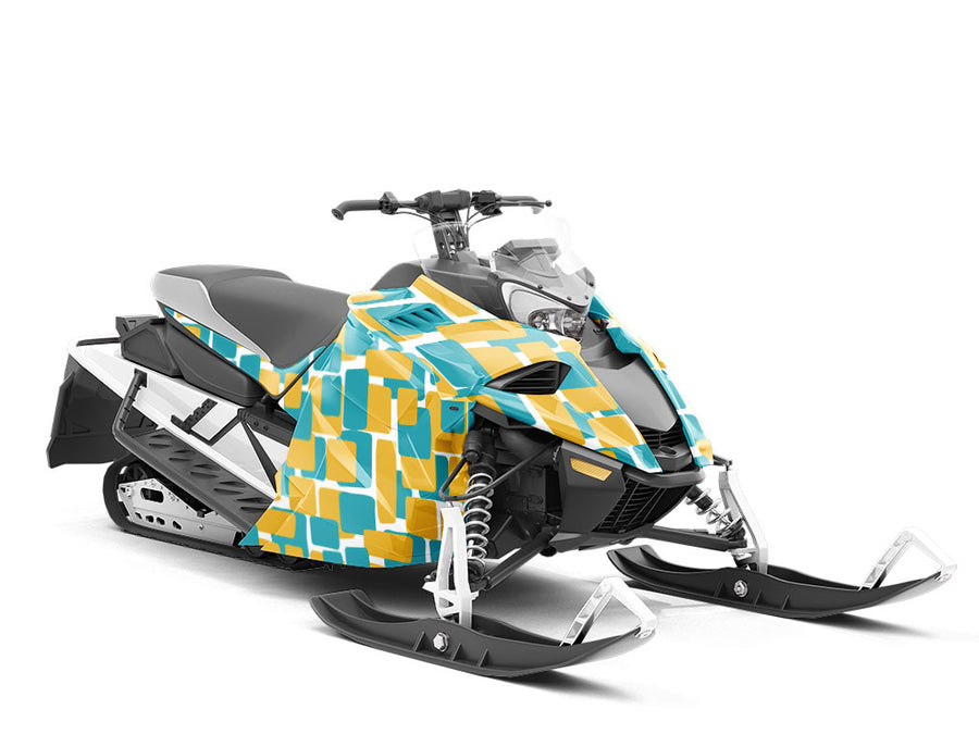 Complementary Layers Brick Custom Wrapped Snowmobile