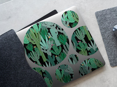 completely overrun cactus DIY Laptop Stickers