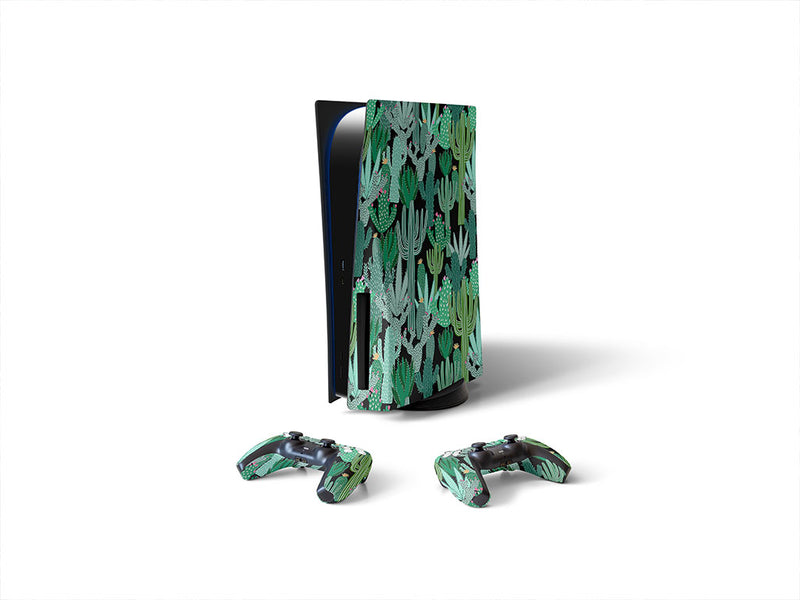 completely overrun cactus Sony PS5 DIY Skin