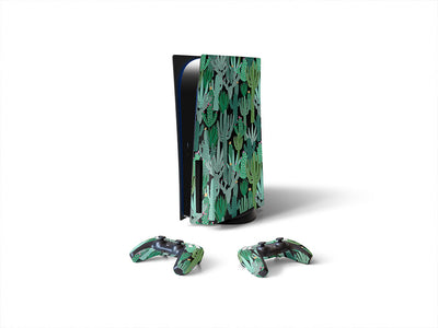 completely overrun cactus Sony PS5 DIY Skin