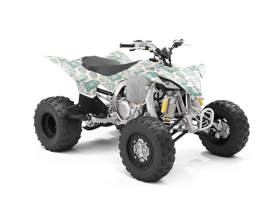 Complex Clocks Steampunk ATV Wrapping Vinyl
