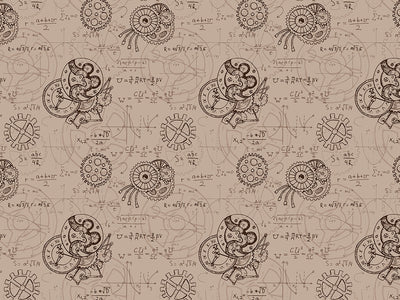 Complex Dreams Steampunk Vinyl Wrap Pattern~Rwraps Series 914 Digitally Printed Vinyl Wrap~0
