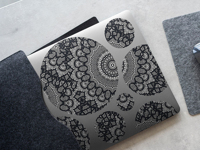 complex mandelbrot mandala DIY Laptop Stickers
