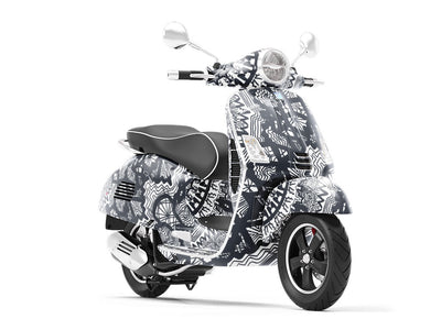 Complex Mandelbrot Mandala Vespa Scooter Wrap Film