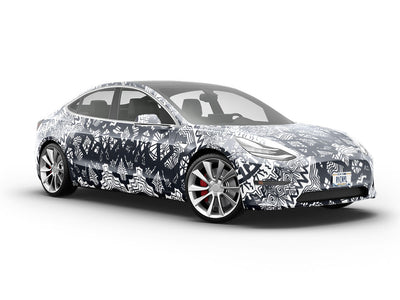 Complex Mandelbrot Mandala Vehicle Vinyl Wrap