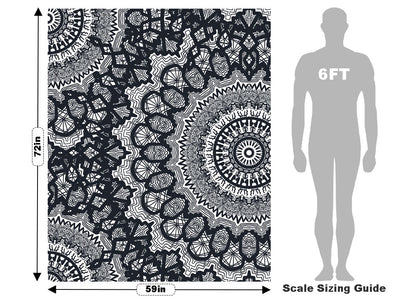 Complex Mandelbrot Mandala Vehicle Wrap Scale~Rwraps Series 914 Complex Mandelbrot Mandala Measurements~1