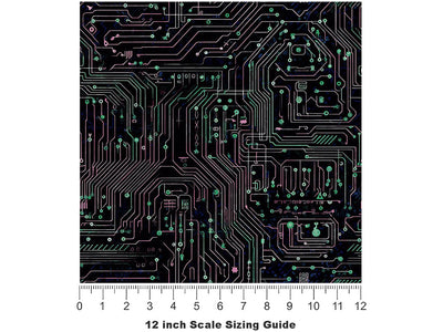 Complex Systems Technology Vinyl Film Pattern Size 12 inch Scale~Rwraps Complex Systems Technology Sizing Chart~3