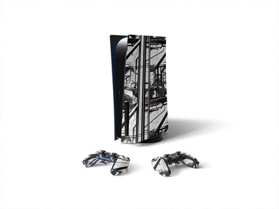 computer mindscape science fiction Sony PS5 DIY Skin