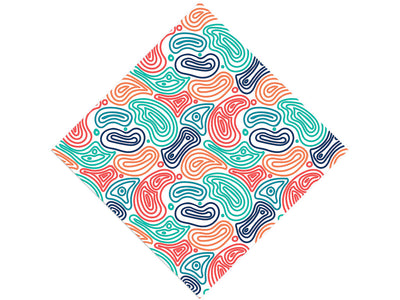 Concentric  Cobblestone Vinyl Wrap Pattern