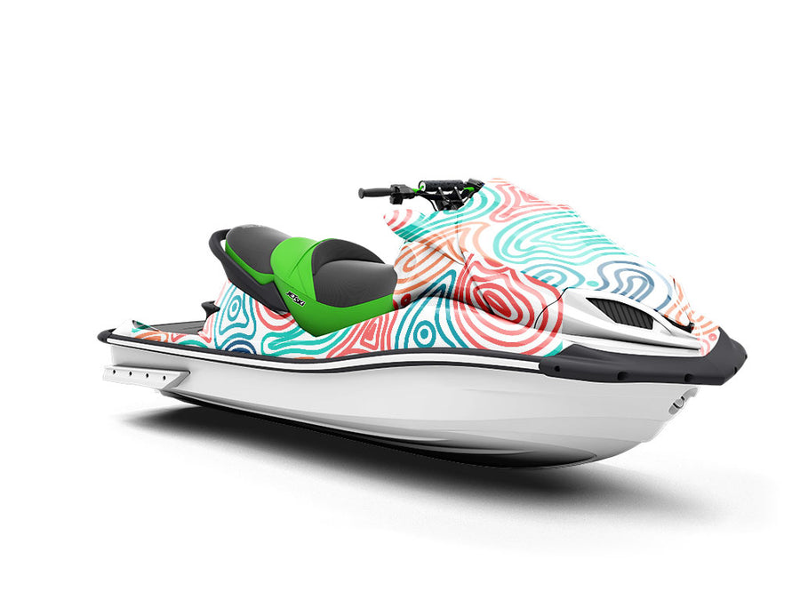 Concentric  Cobblestone Jet Ski Vinyl Customized Wrap
