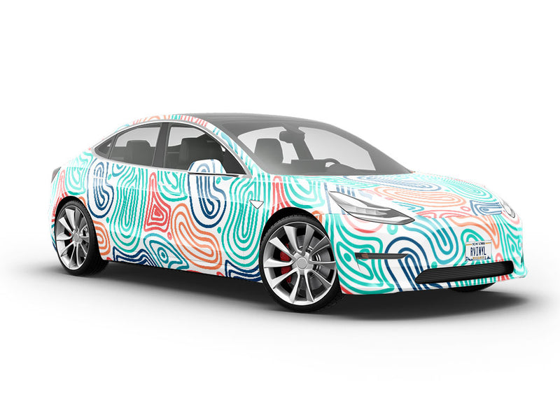 Concentric  Cobblestone Vehicle Vinyl Wrap