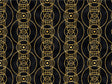 Concentric Circles Art Deco Vinyl Wrap Pattern~Rwraps Series 914 Digitally Printed Vinyl Wrap~0