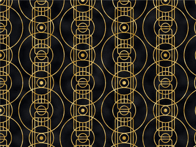 Concentric Circles Art Deco Vinyl Wrap Pattern~Rwraps Series 914 Digitally Printed Vinyl Wrap~0