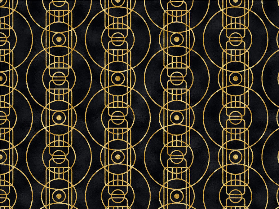 Concentric Circles Art Deco Vinyl Wrap Pattern~Rwraps Series 914 Digitally Printed Vinyl Wrap~0