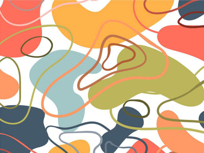 Concentric Rainbow Cobblestone Vinyl Wrap Pattern~Rwraps Series 914 Digitally Printed Vinyl Wrap~0