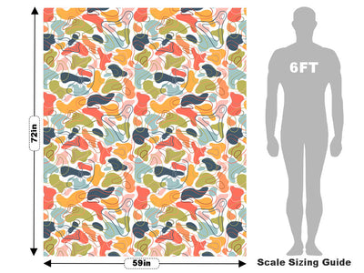 Concentric Rainbow Cobblestone Vehicle Wrap Scale~Rwraps Series 914 Concentric Rainbow Cobblestone Measurements~2