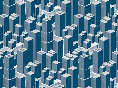 Concrete Jungle Cityscape Vinyl Wrap Pattern~Rwraps Series 914 Digitally Printed Vinyl Wrap~0