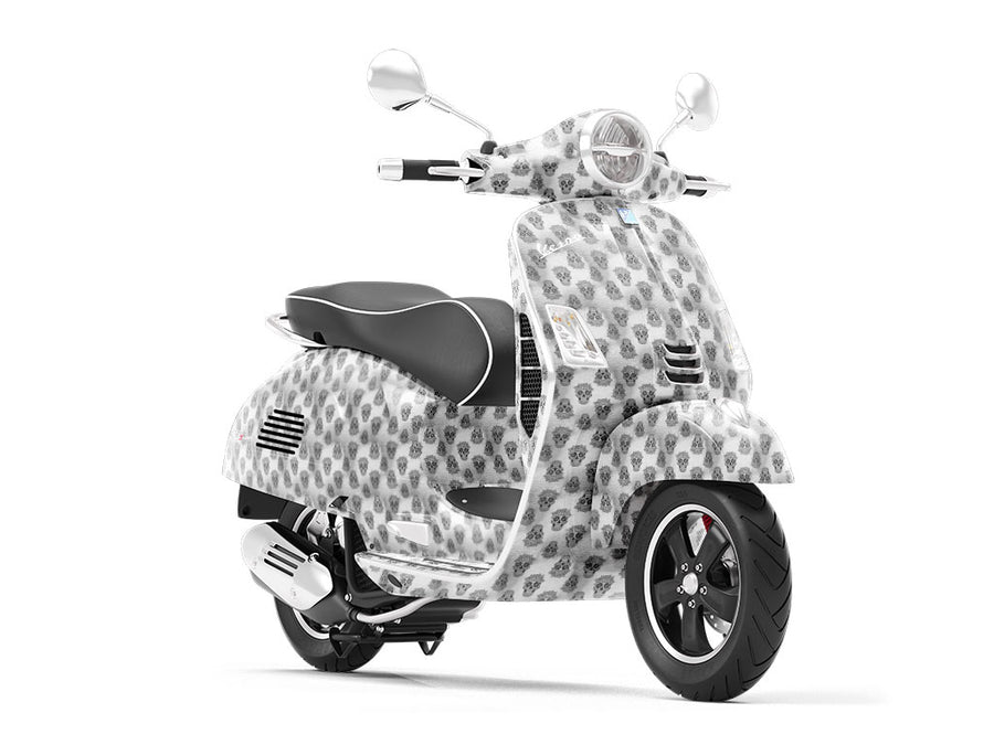 Concrete Muertos Horror Vespa Scooter Wrap Film