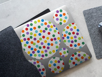 confetti explosion polka dot DIY Laptop Stickers