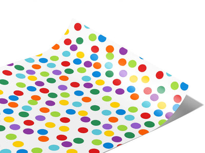 Confetti Explosion Polka Dot Vinyl Wraps~Rwraps Series 914 Digitally Printed Vinyl Wrap~0