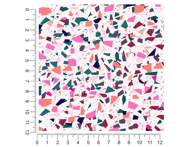 confetti terrazzo stone 1ft x 1ft Craft Sheets