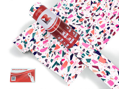 confetti terrazzo stone Craft Vinyl Roll