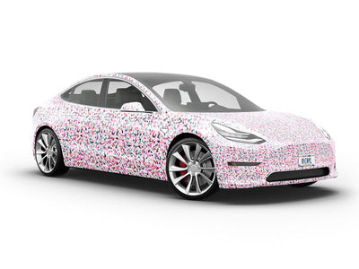 Confetti  Terrazzo Vehicle Vinyl Wrap